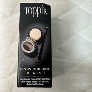 Toppik Brow Building Fibers Set Light Brown Full Natural Look Eyebrow New In Box